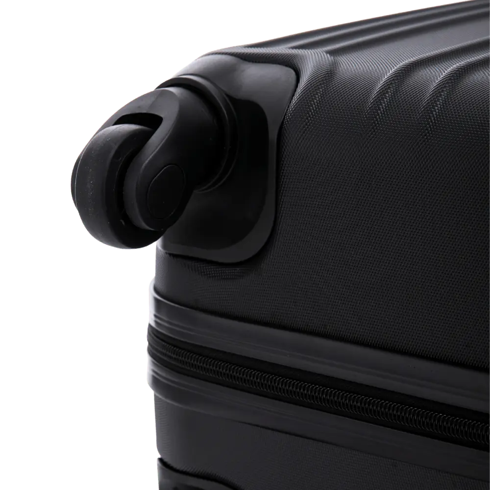 Set di 4 valigie WINGS HARRIER S M L + set da viaggio da 16” BLACK