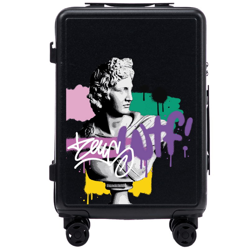 Kabinový kufr Wings ABS+ 20" Přizpůsobený ČERNÝ ZEUS