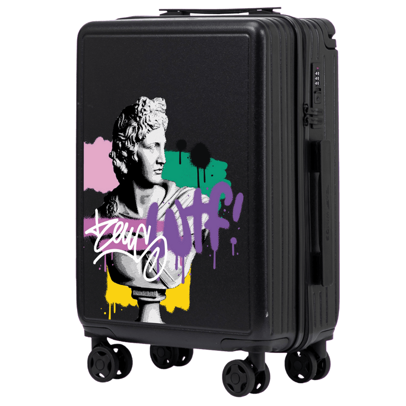 Kabinový kufr Wings ABS+ 20" Přizpůsobený ČERNÝ ZEUS