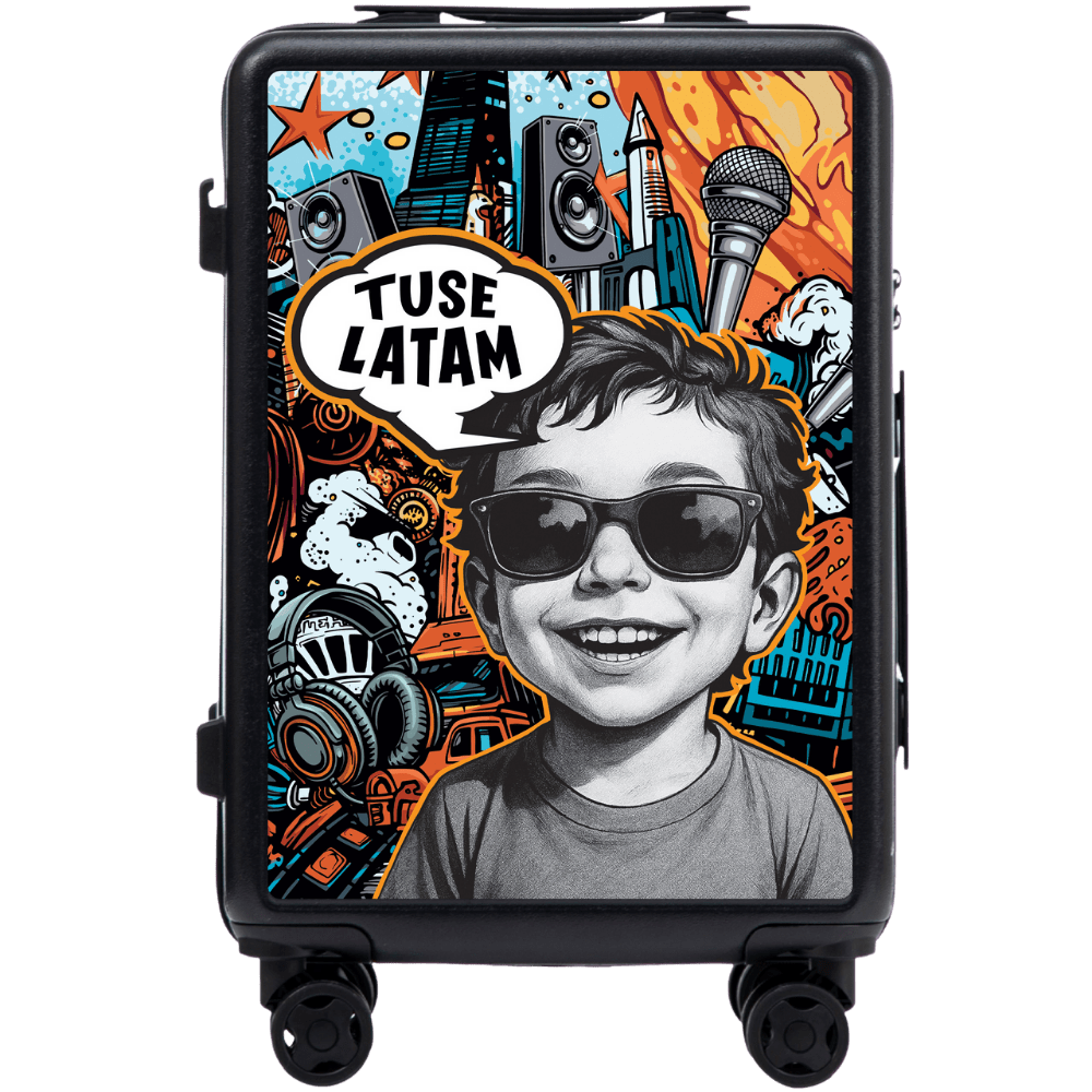 Cabin Wings x TUSE Customized 20" BOY BLACK Suitcase