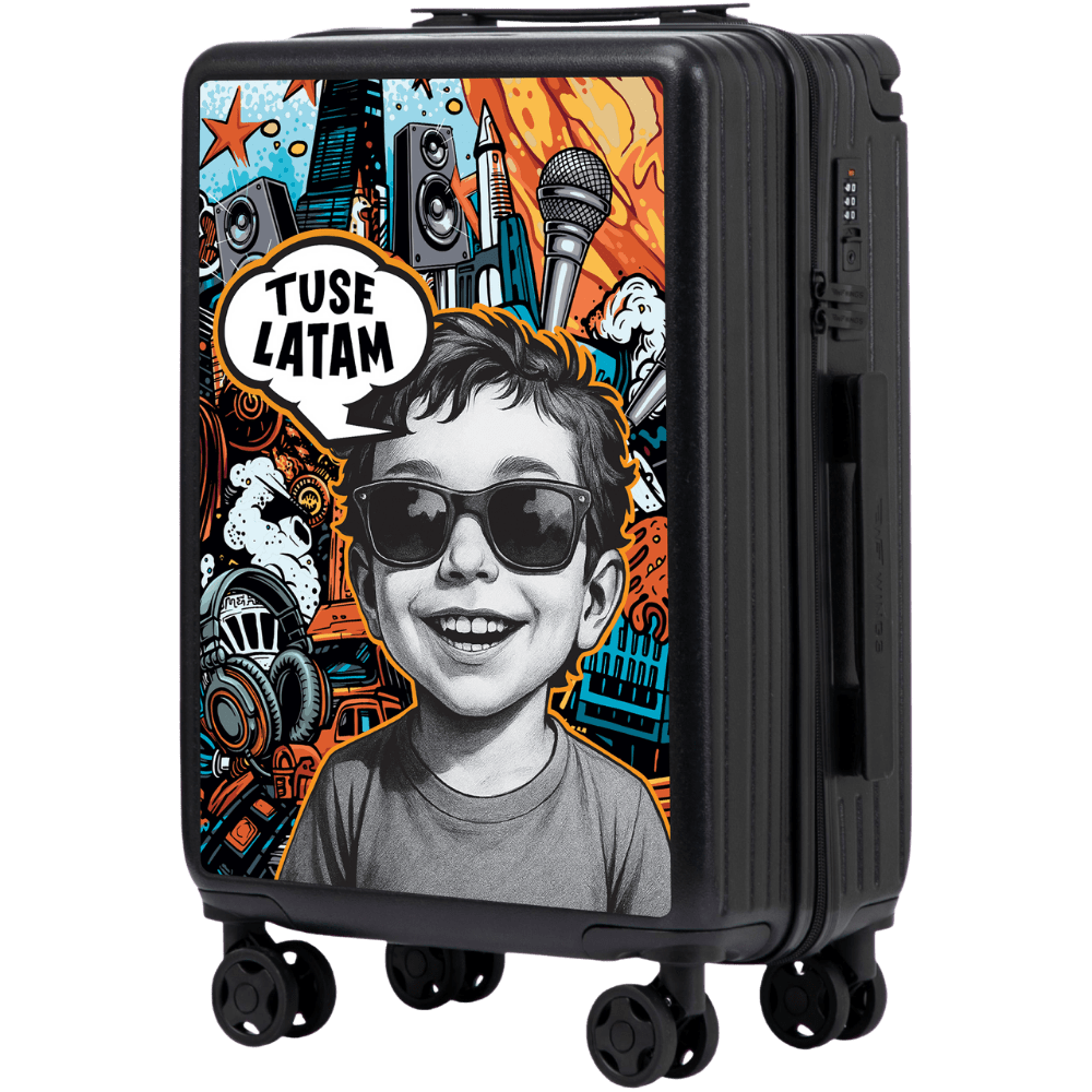 Cabin Wings x TUSE Customized 20" BOY BLACK Suitcase