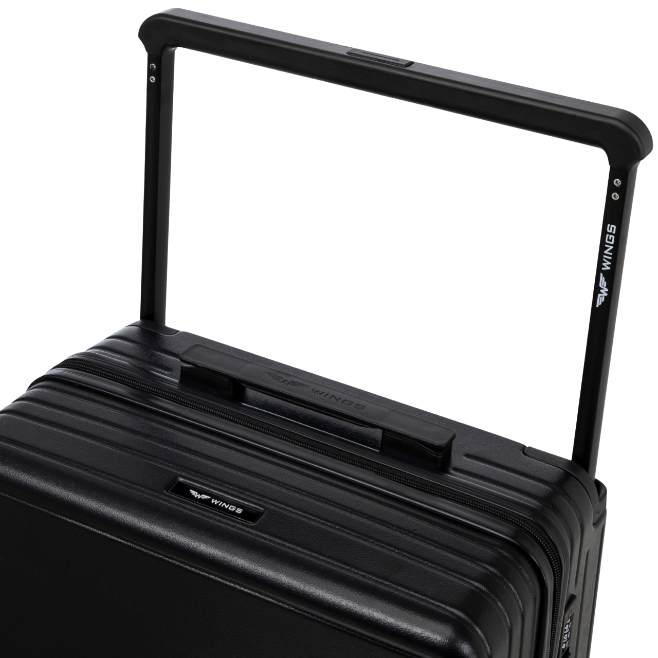 Cabin Wings ABS+ Suitcase 20" Customized Tuse Pih BLACK