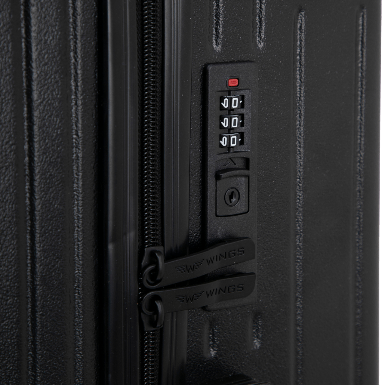 Cabin Wings ABS+ Suitcase 20" Customized Tuse Pih BLACK