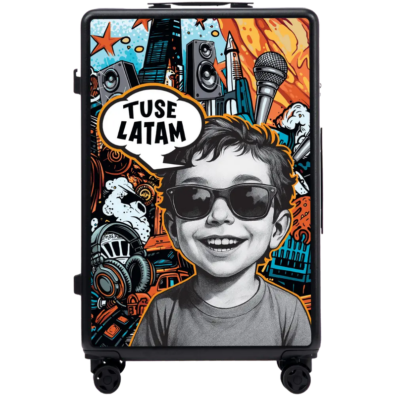 Cabin Wings x TUSE Suitcase Customized 28" BOY BLACK