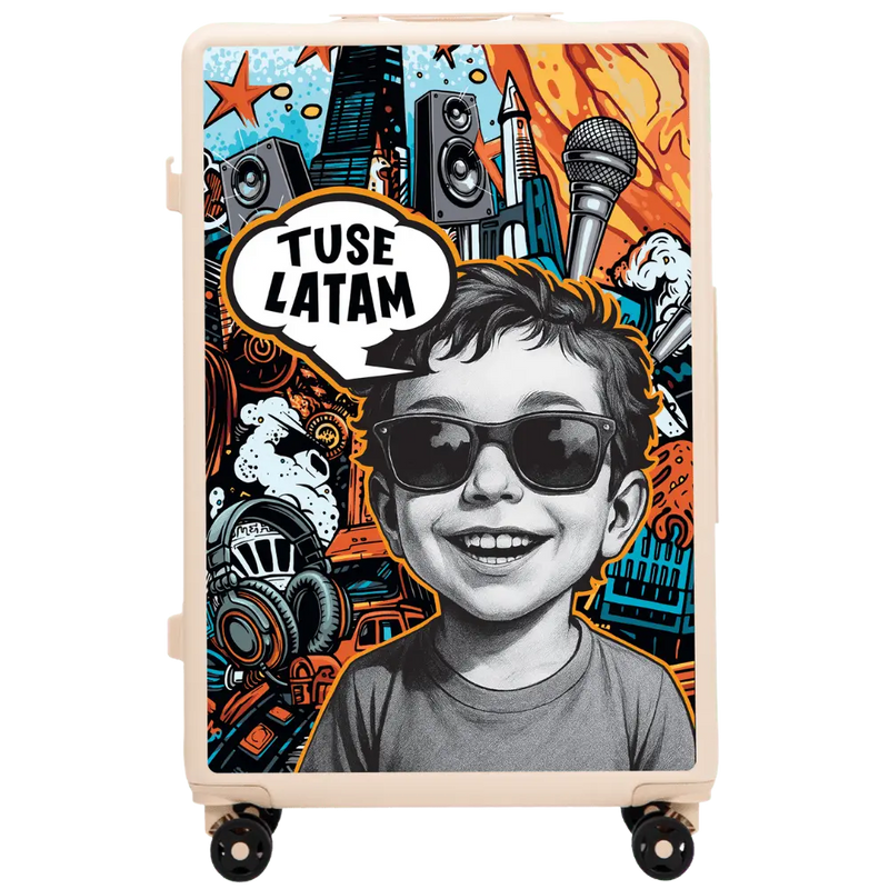 Cabin Wings x TUSE Suitcase Customized 28" BOY DIRTY WHITE