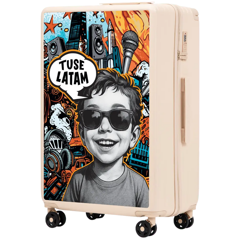Cabin Wings x TUSE Suitcase Customized 28" BOY DIRTY WHITE