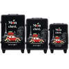 Set aus 3 Koffern Wings ABS+ Customized SCHWARZ MON CHERI