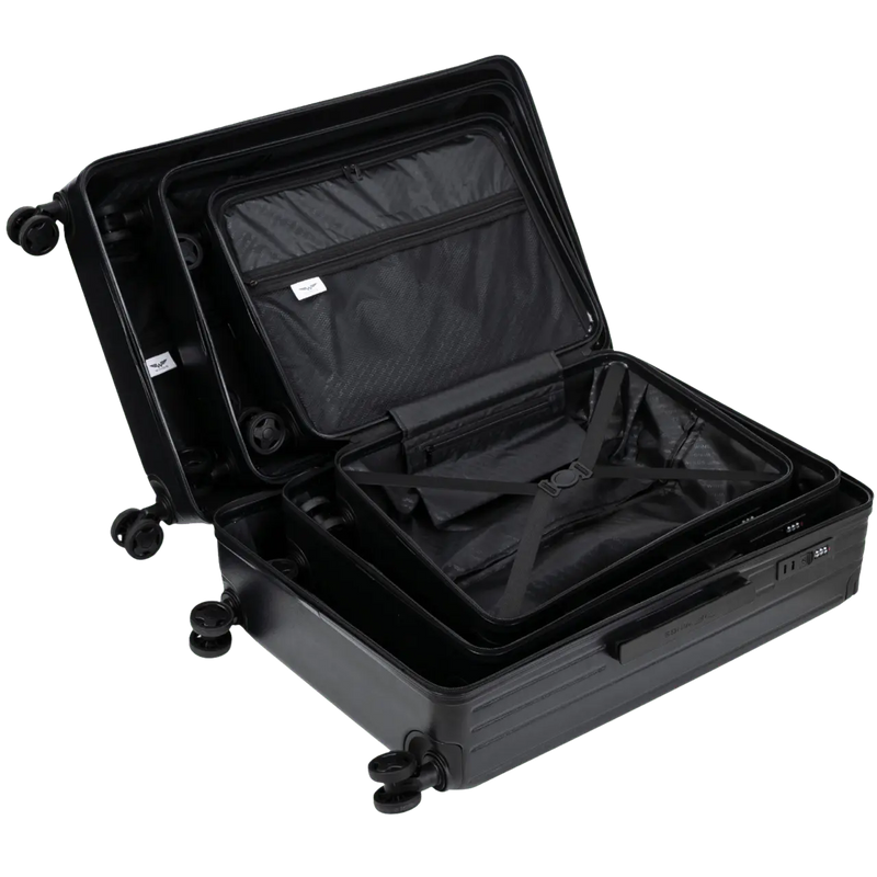 Set 3 valize Wings x TUSE personalizate FETIȚĂ NEGRU