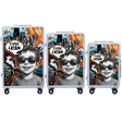 Set 3 Koffer Wings x TUSE Customized Junge Pastellblau