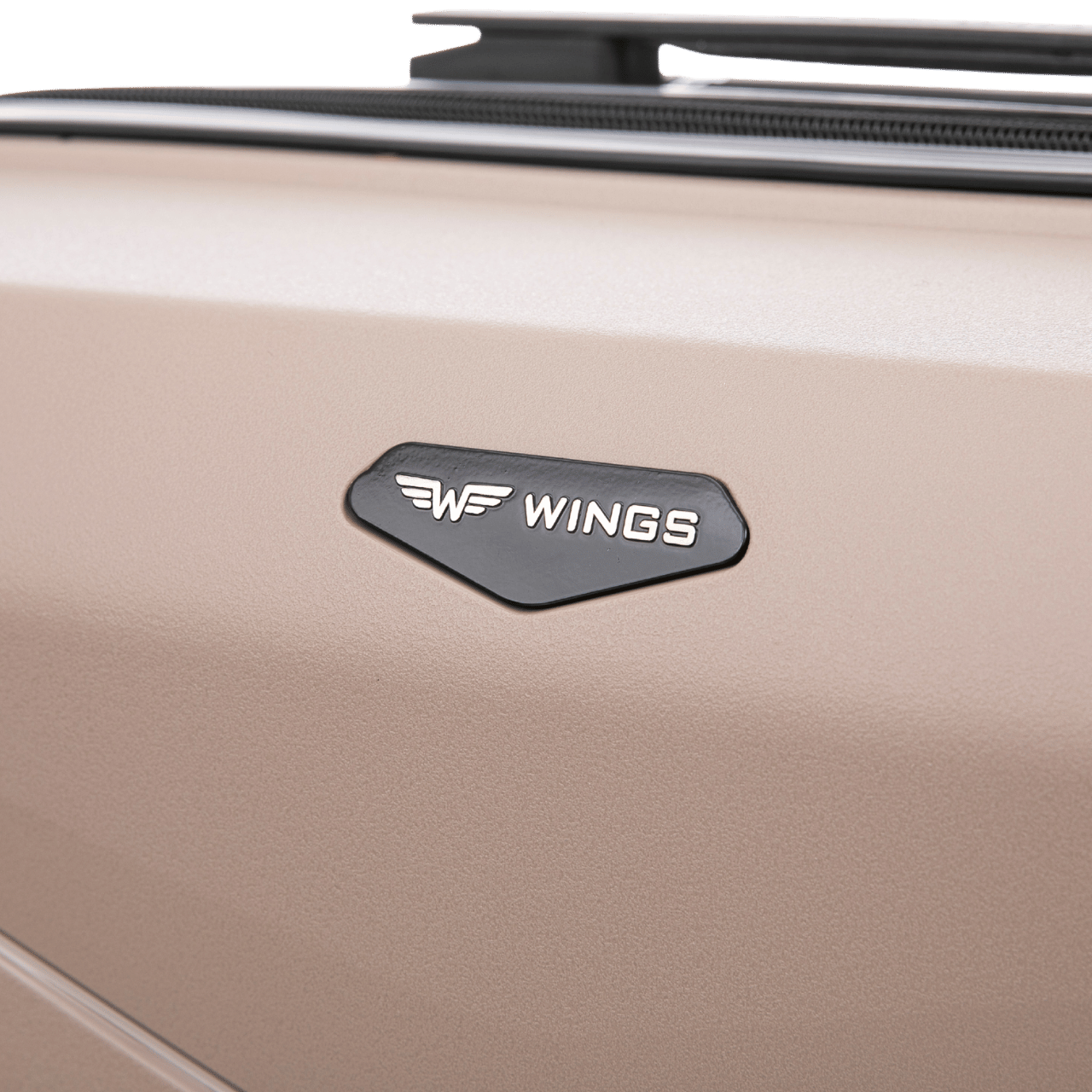 Közepes méretű bőrönd Wings PHOENIX 2.0 polipropilén 24" CHAMPAGNE
