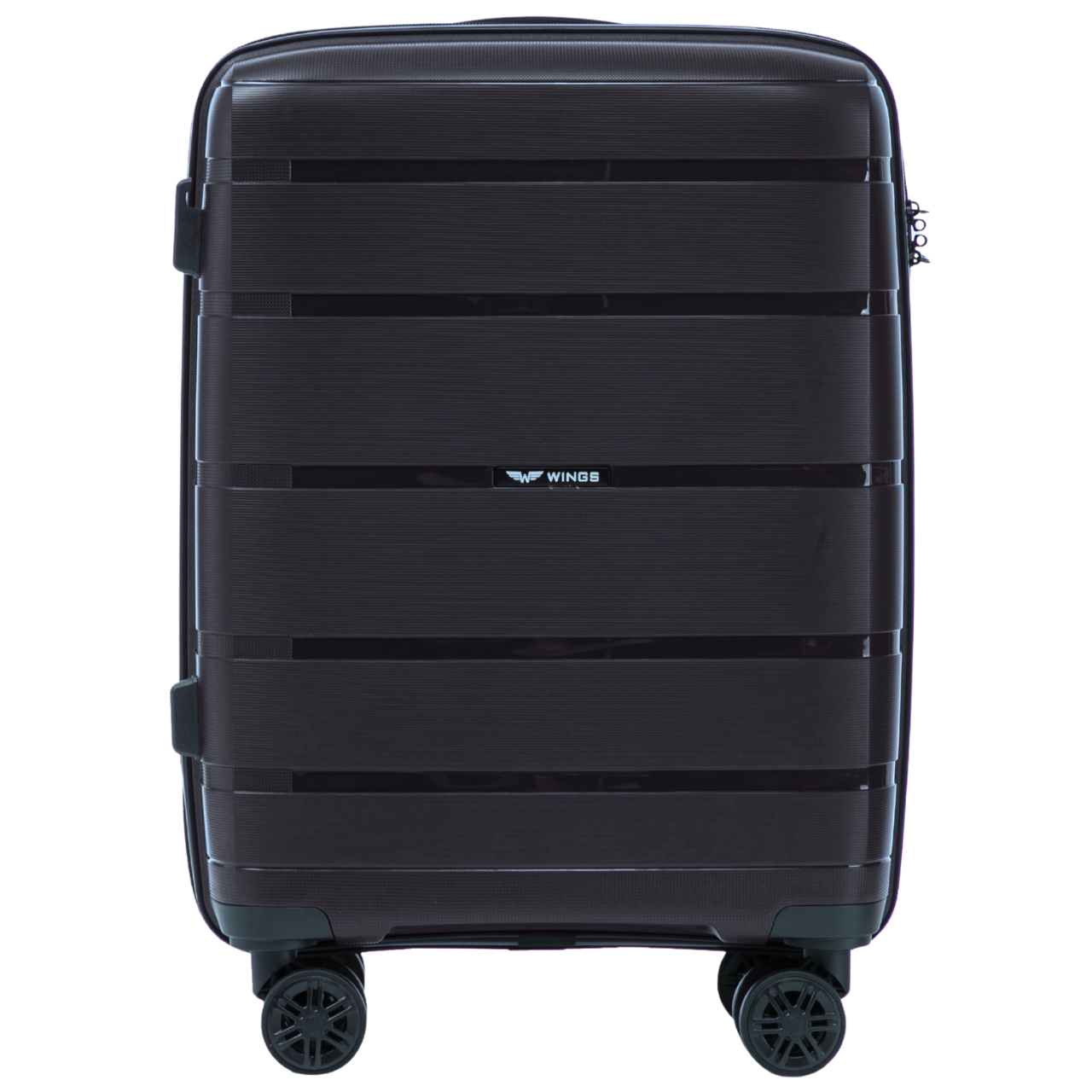 Кабинен куфар Wings HAWFINCH 3.0 полипропилен 20" ЧЕРЕН