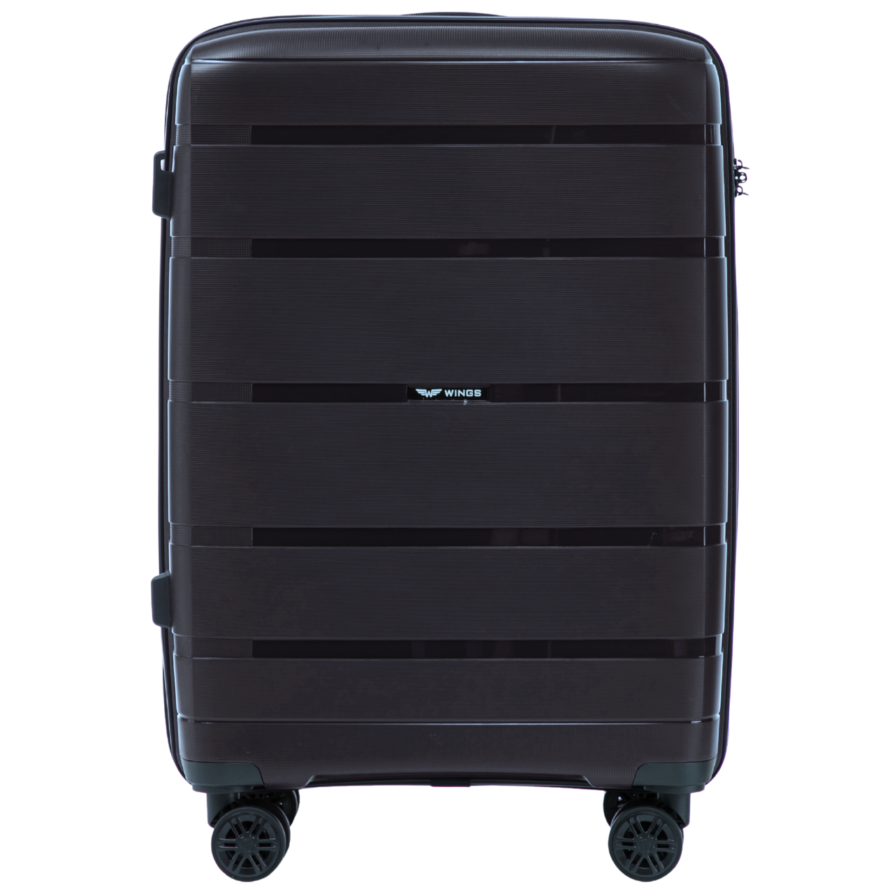 Stredný kufor Wings HAWFINCH polypropylén 24" ČIERNA