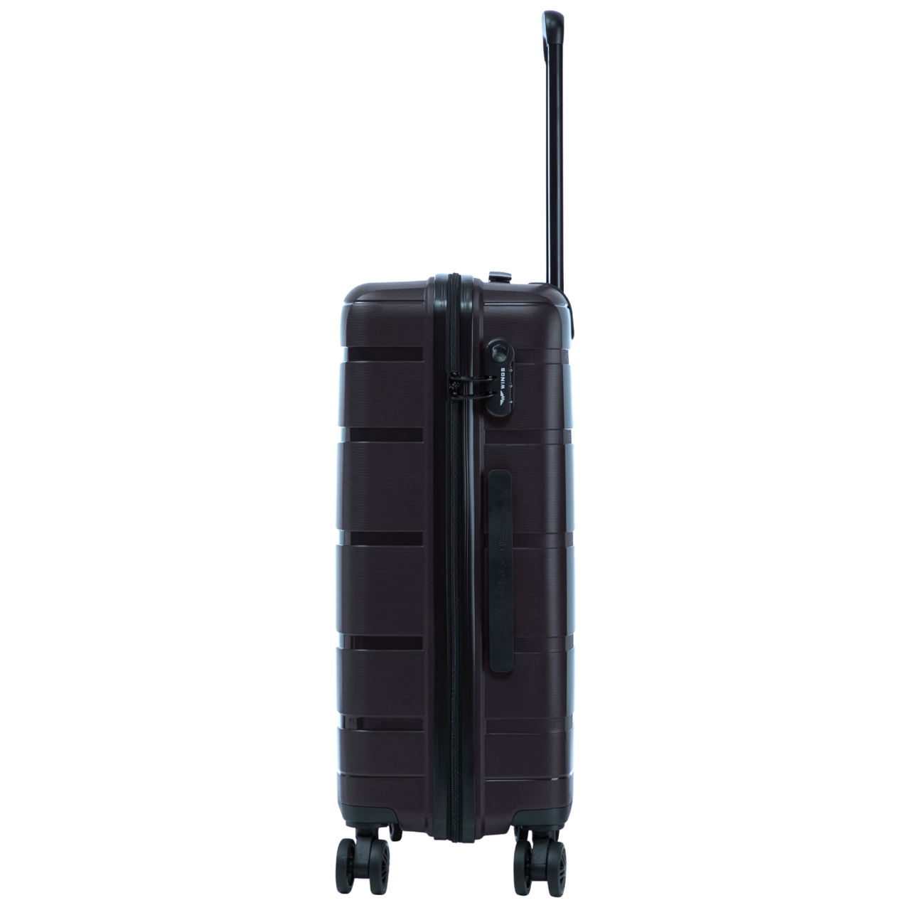 Stredný kufor Wings HAWFINCH polypropylén 24" ČIERNA