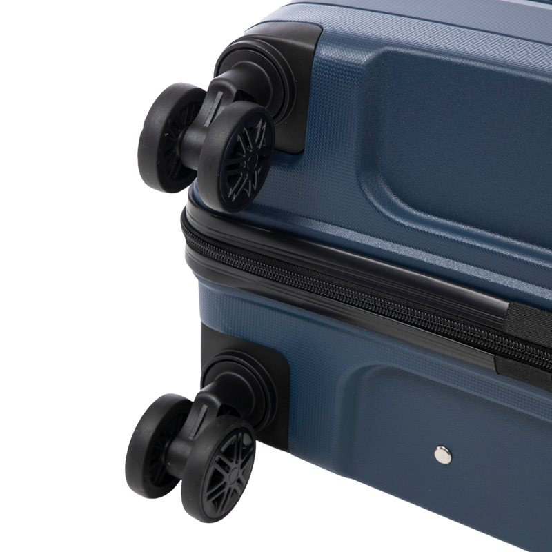 Set of 3 Wings HAWFINCH 3.0 Polypropylene Suitcases BLUE