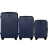 SET OF 3 SUITCASES WINGS EGRET 2.0 DARK BLUE