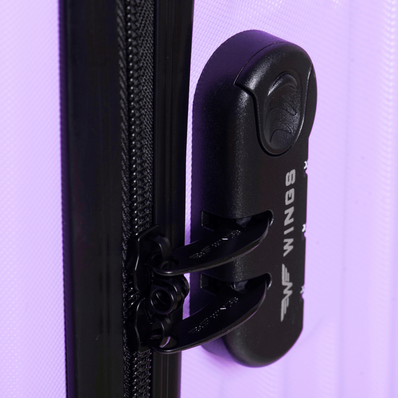 SET OF 3 SUITCASES WINGS EGRET 2.0 BLACK