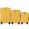SET OF 3 SUITCASES WINGS EGRET 2.0 YELLOW