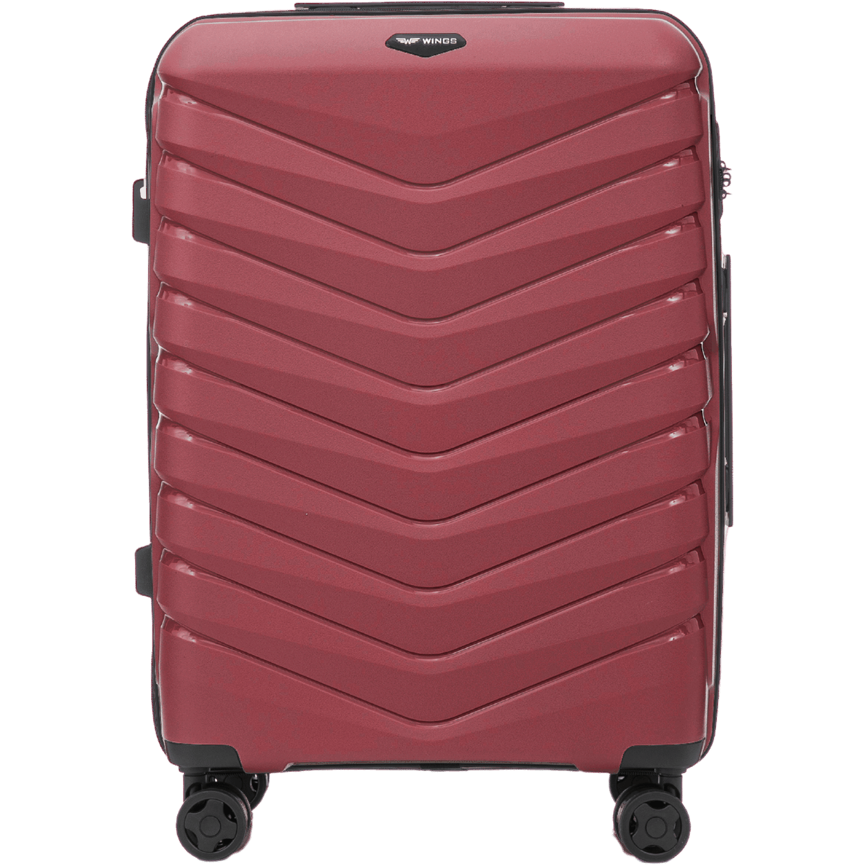 Valigia media Wings PHOENIX 2.0 polipropilene 24" BURGUNDY