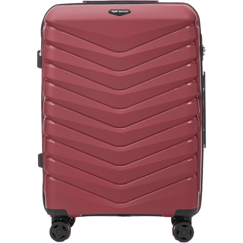 Mellemstor kuffert Wings PHOENIX 2.0 polypropylen 24" BURGUNDY