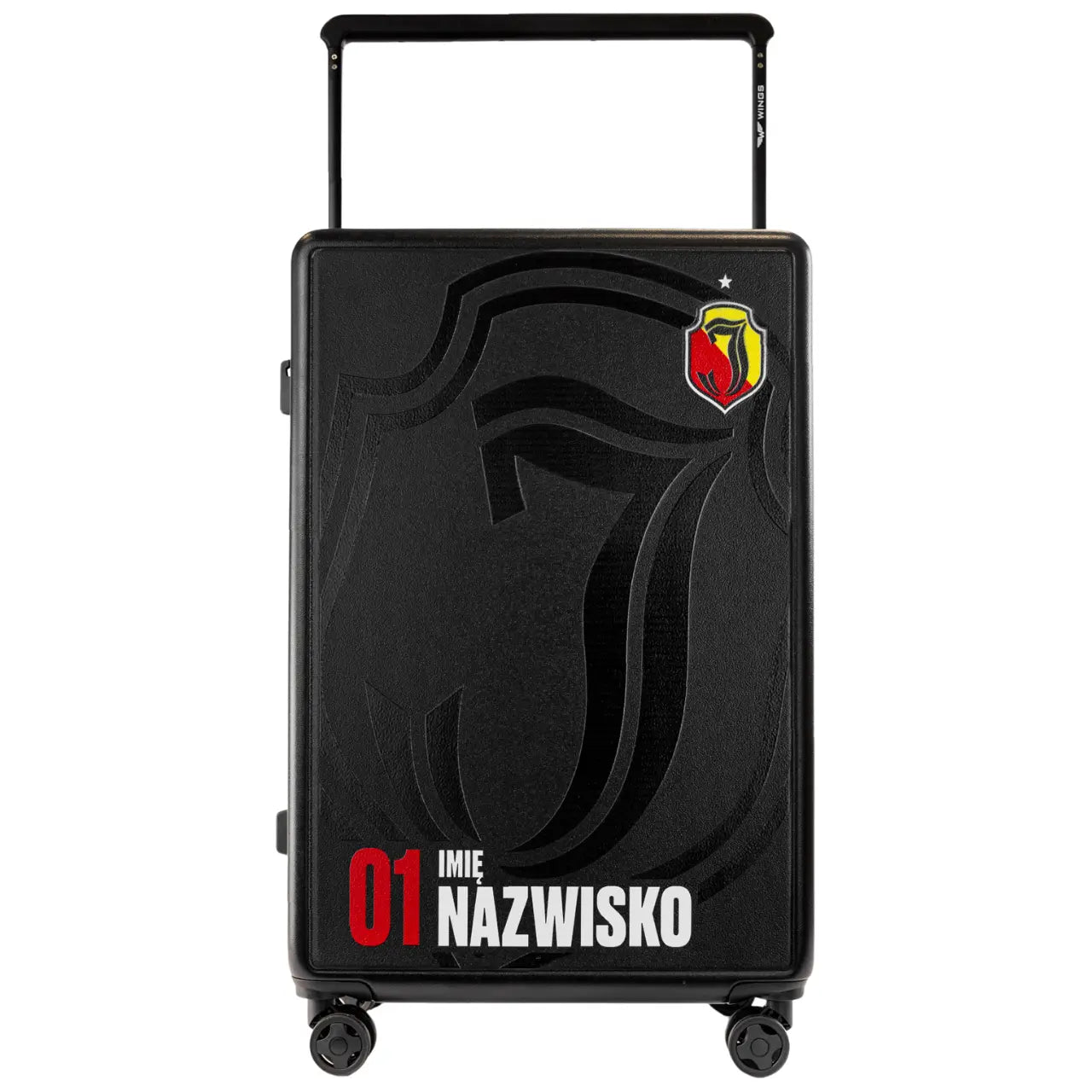Walizka średnia Wings x Jagiellonia 24" z personalizacją WINGS x JAGIELLONIA