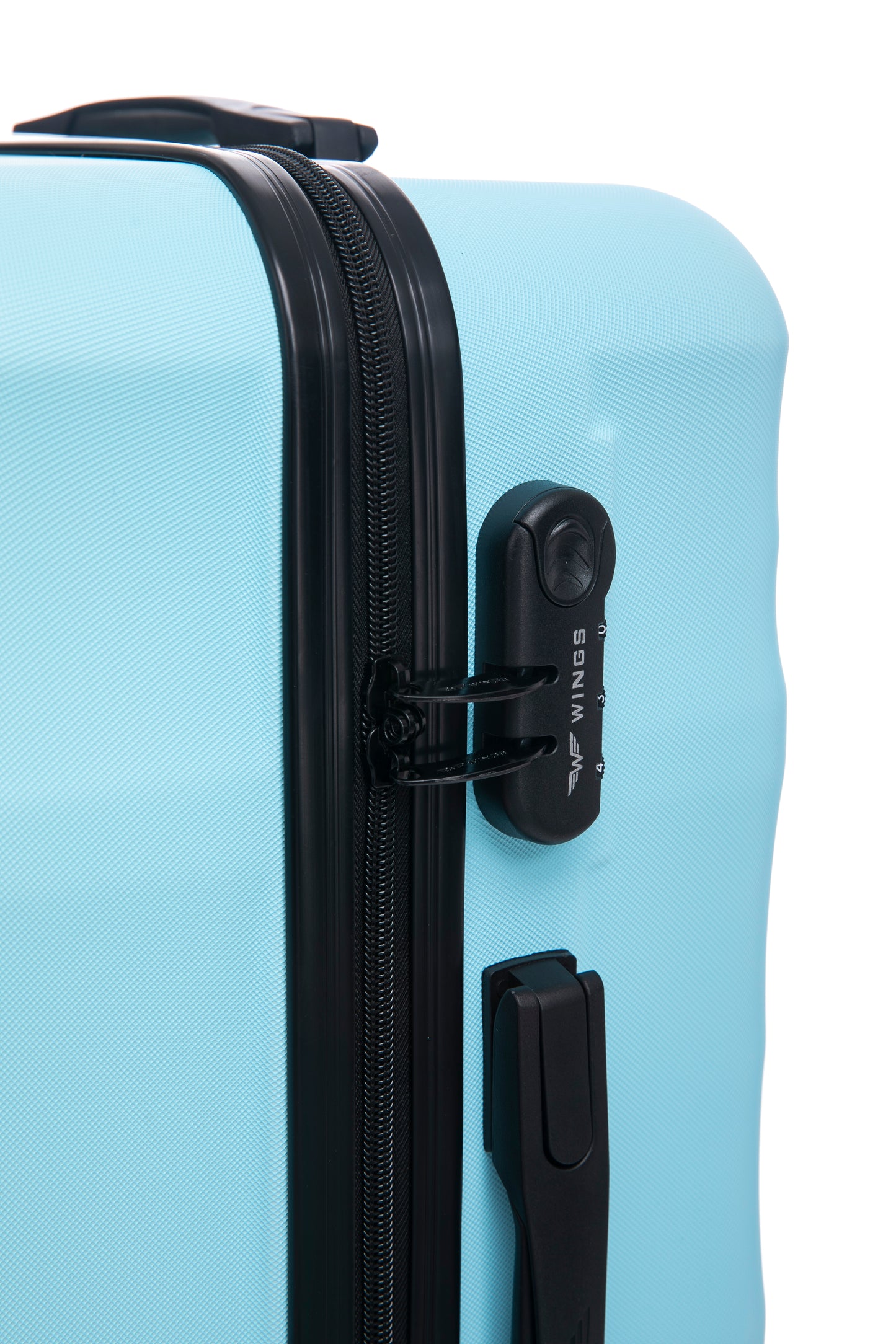 Large WINGS VULTURE ABS+ Suitcase 28" Light Blue
