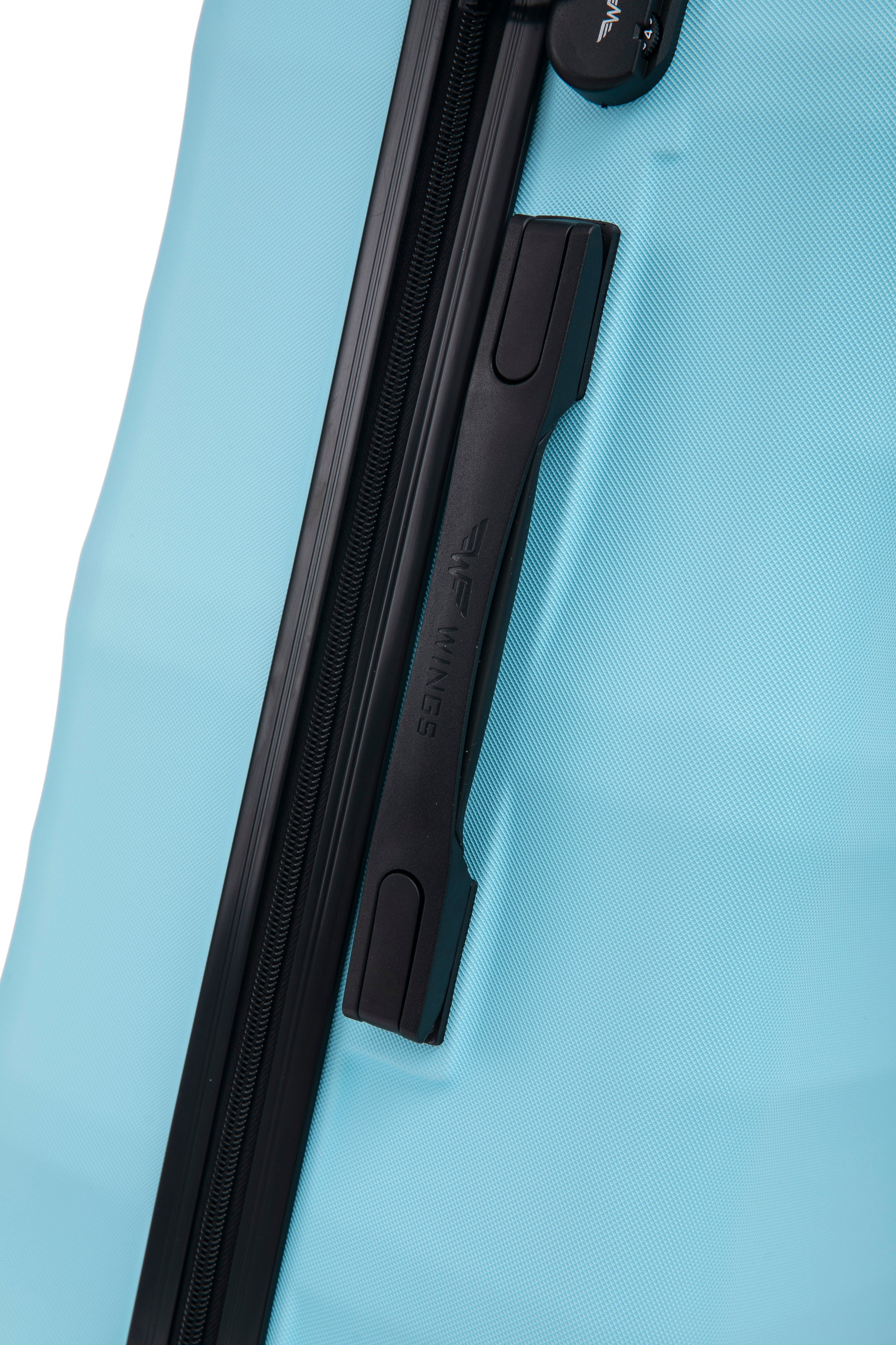 Large WINGS VULTURE ABS+ Suitcase 28" Light Blue