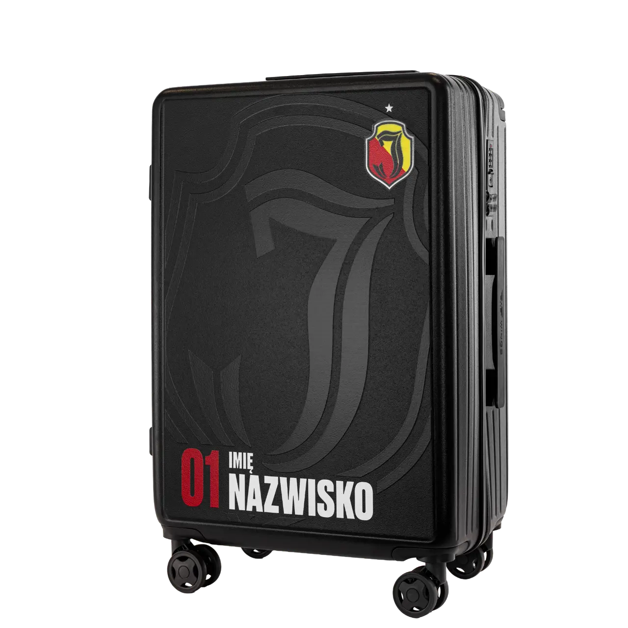 Walizka średnia Wings x Jagiellonia 24" z personalizacją WINGS x JAGIELLONIA