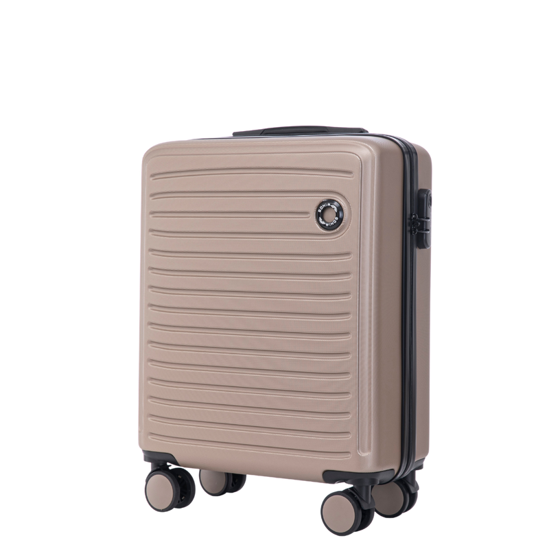 Kabinový kufr Wings ABS+ COOT 20" ŠAMPAŇSKÁ