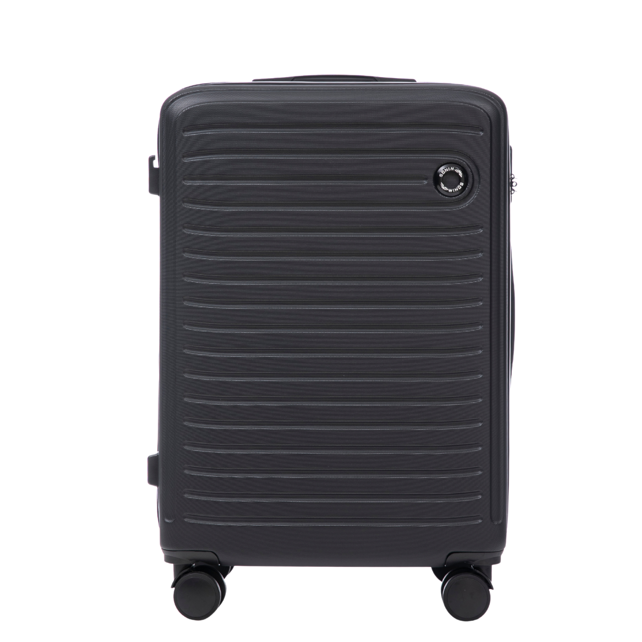 Μεσαία βαλίτσα Wings ABS+ COOT 24" Μαύρο