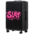 Maleta grande Wings ABS+ 28" personalizada NEGRA SLAY