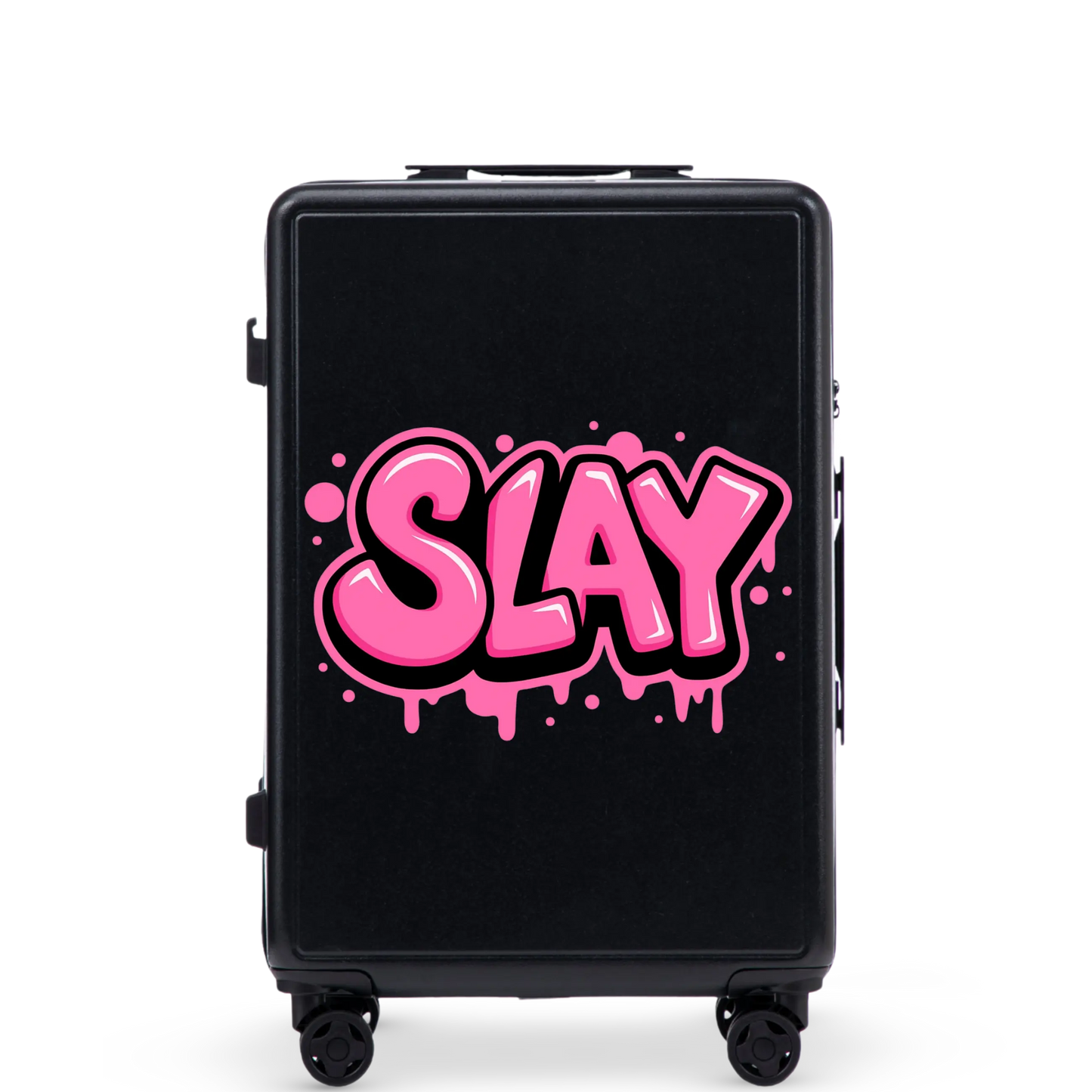 Walizka średnia Wings  ABS+ 24" Customized BLACK SLAY customized