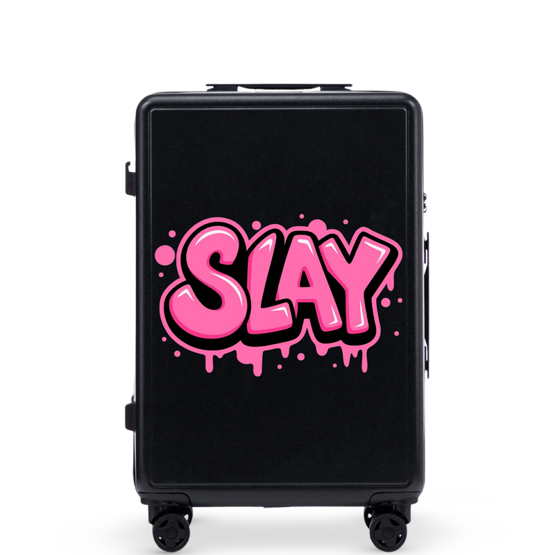 Medium Wings ABS+ Suitcase 24" Customized BLACK SLAY