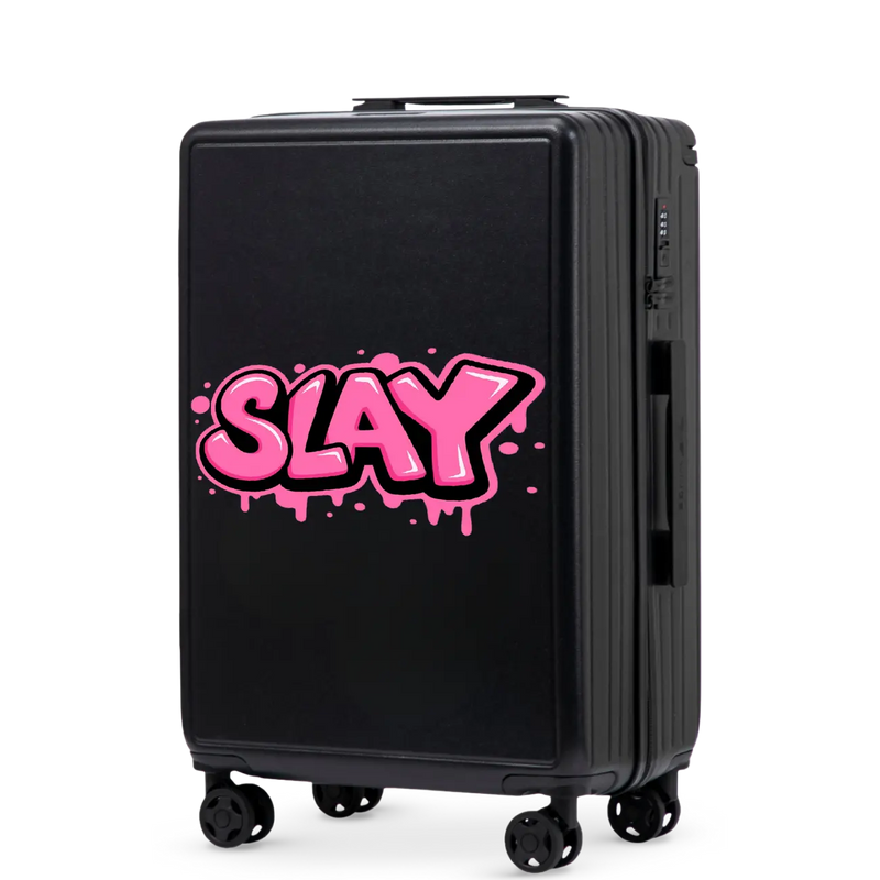 Medium Wings ABS+ Suitcase 24" Customized BLACK SLAY