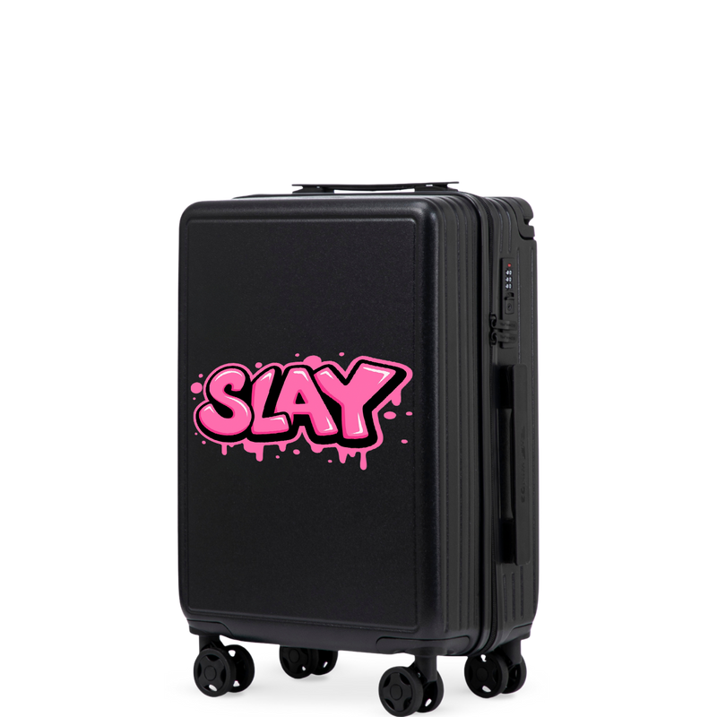 Kabinový kufr Wings ABS+ 20" Přizpůsobený ČERNÝ SLAY