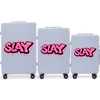 Set od 3 kofera Wings ABS+ prilagođeni PASTEL PLAVA SLAY
