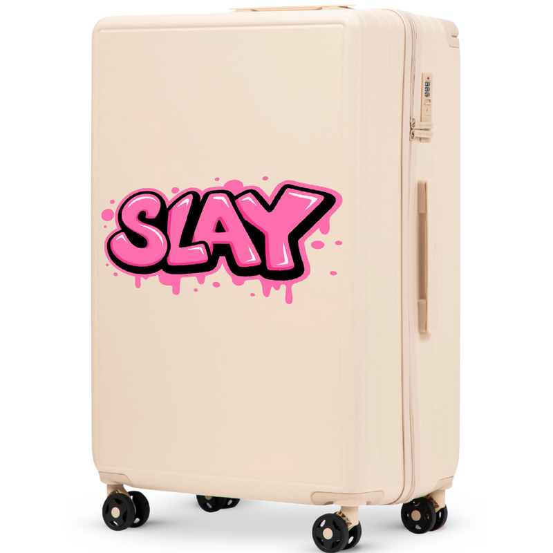 Large Wings ABS+ Suitcase 28" Customized DIRTY WHITE SLAY