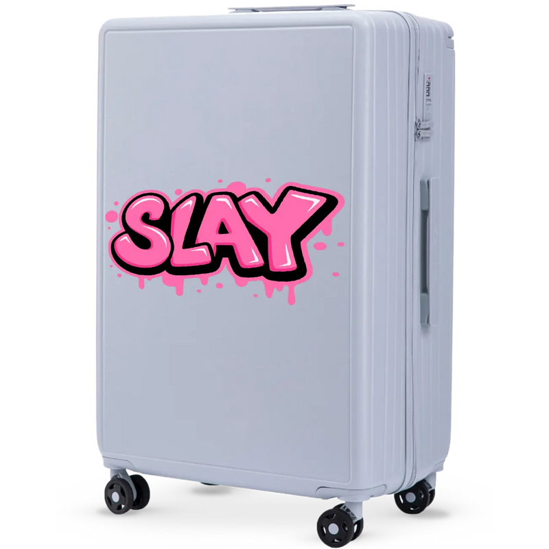 Suuri Wings ABS+ matkalaukku 28" Räätälöity PASTEL SININEN SLAY