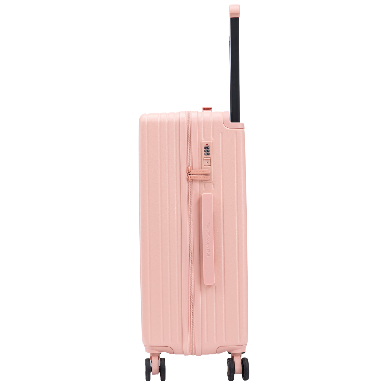 Середня валіза Wings ABS+ 24" Customized PINK SLAY