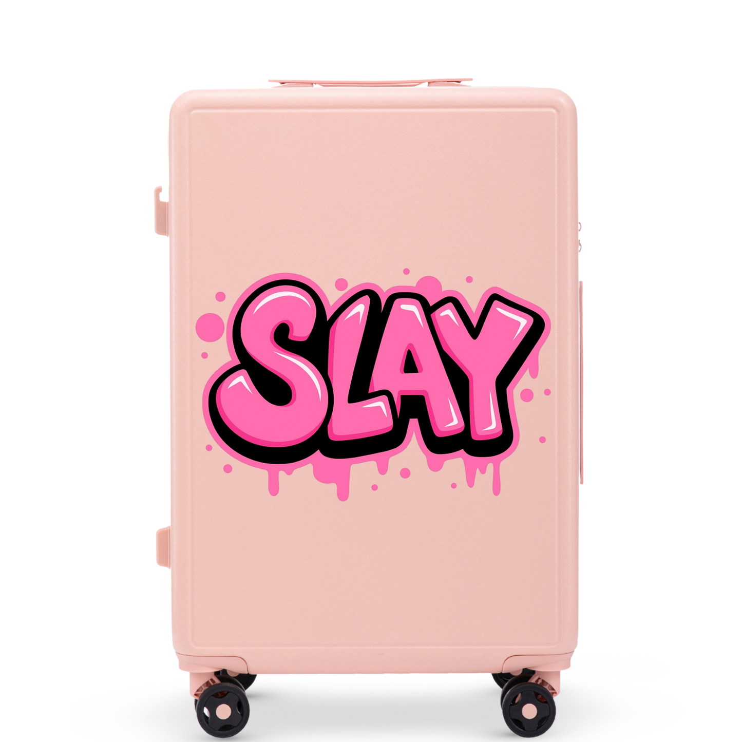 Середня валіза Wings ABS+ 24" Customized PINK SLAY