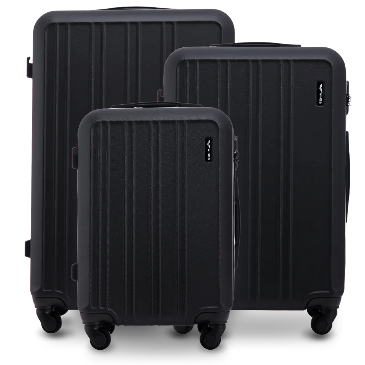 Komplet 3 walizek Wings HARRIER BLACK HARRIER COLLECTION