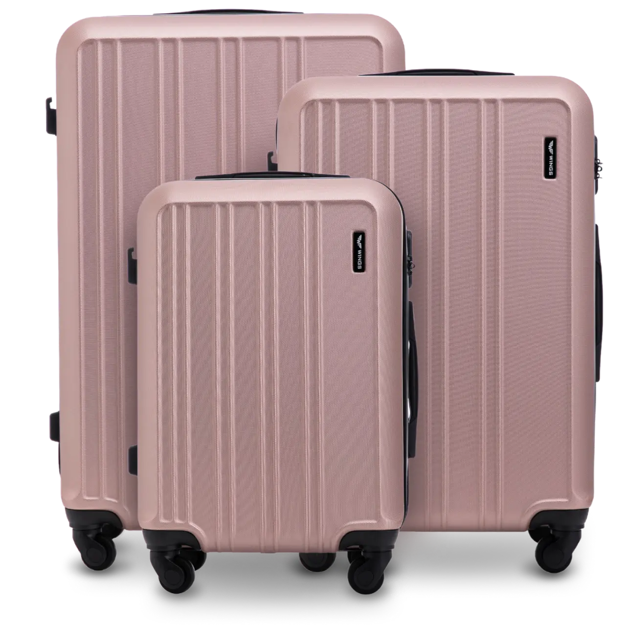 Komplet 3 walizek Wings HARRIER  ROSE GOLD HARRIER COLLECTION
