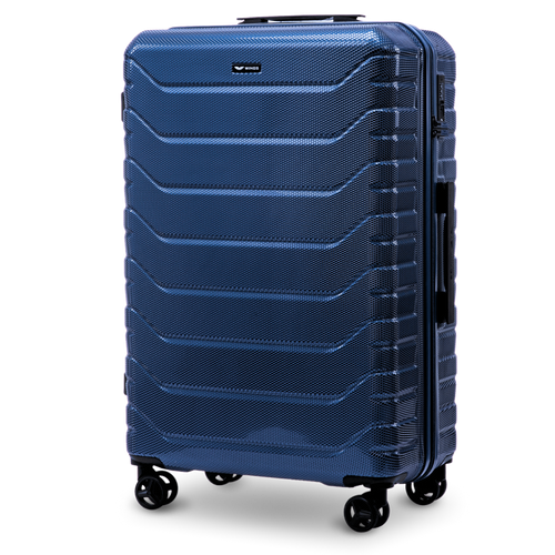 Large suitcase Wings CRAKE 28” MIDDLE BLUE