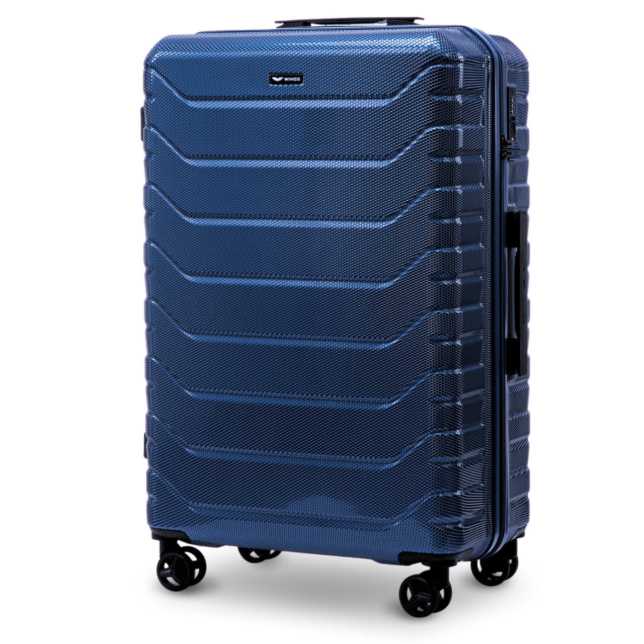 Large suitcase Wings CRAKE 28” MIDDLE BLUE