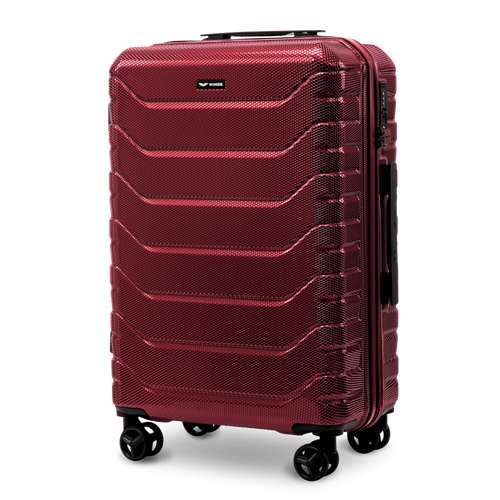 Medium suitcase Wings CRAKE 24” WINE RED