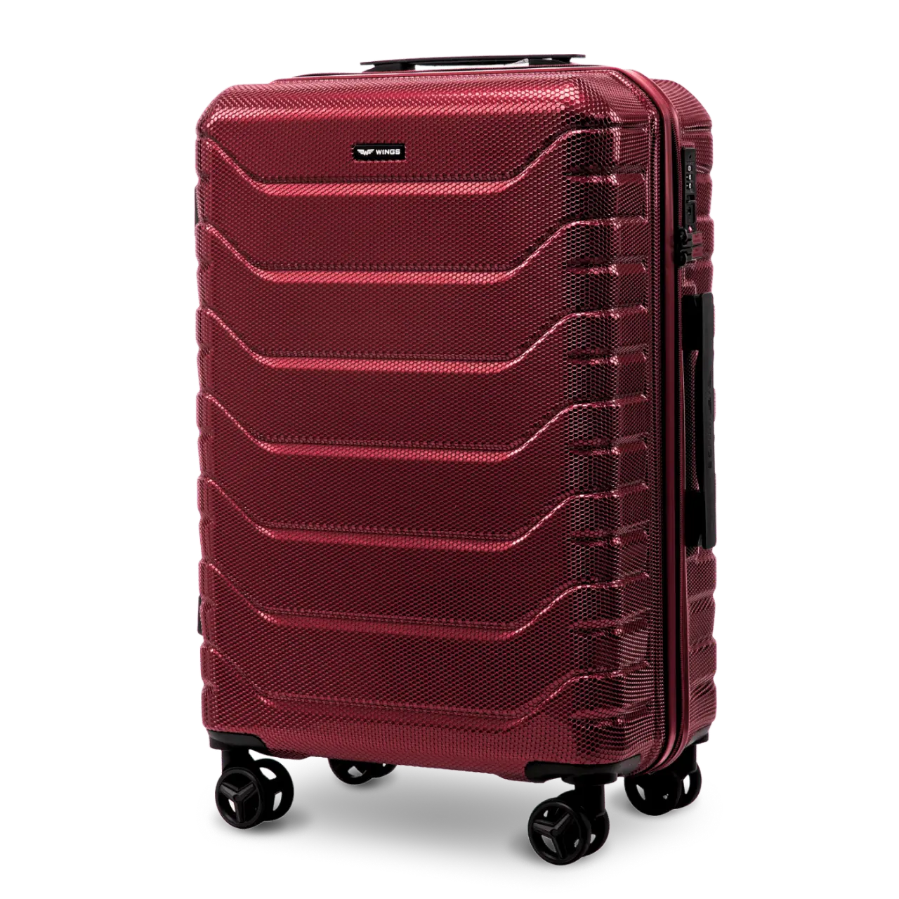 Walizka średnia Wings CRAKE 24" WINE RED CRAKE COLLECTION