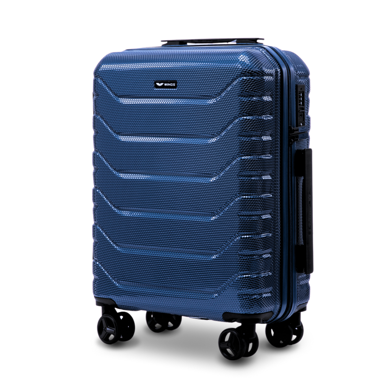 Βαλίτσα καμπίνας Wings CRAKE 20" MIDDLE BLUE