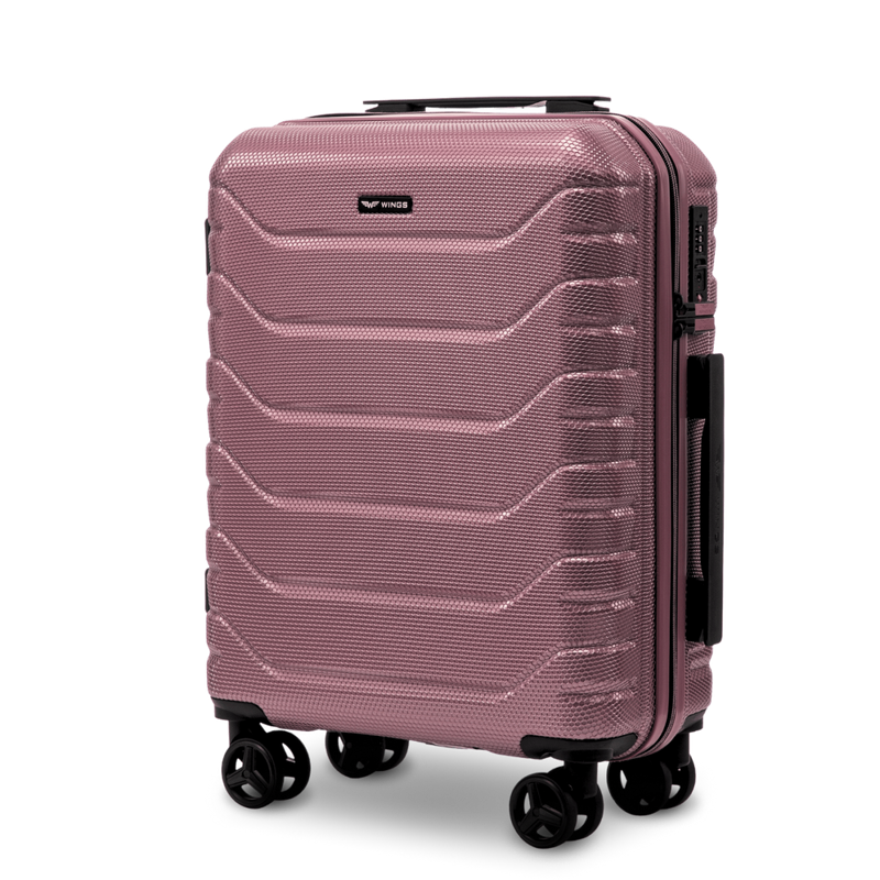 Kabinový kufr Wings CRAKE 20“ RŮŽOVÉ ZLATO