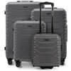 Ensemble de 4 valises Wings CRAKE POLYCARBONE 100 % GRIS FONCÉ