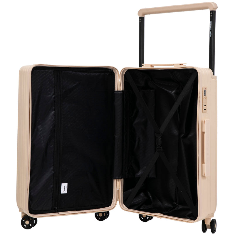 Kabinový kufr Wings ABS+ 20" Přizpůsobený ŠPINAVĚ BÍLÝ CIAO