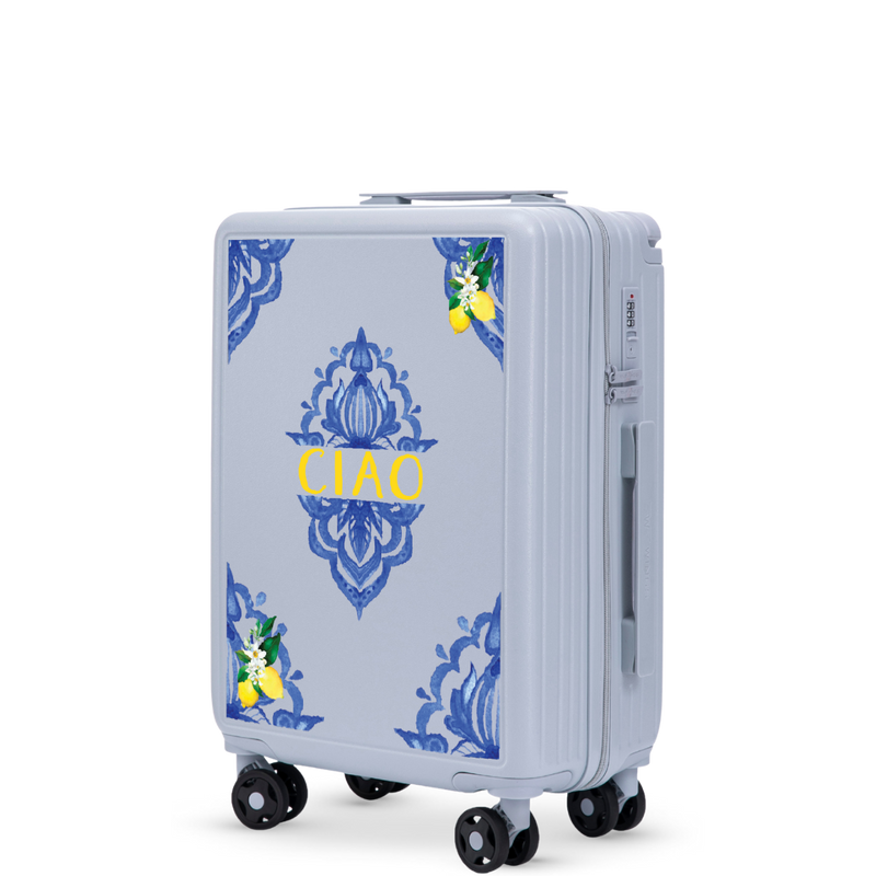 Kabinový kufr Wings ABS+ 20" Přizpůsobený PASTEL BLUE CIAO